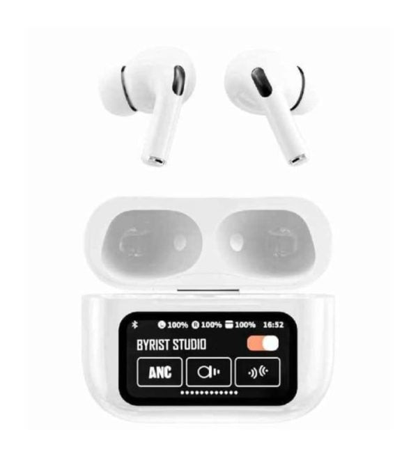 A9 pro Touch Screen Display ANC Wireless Earbuds