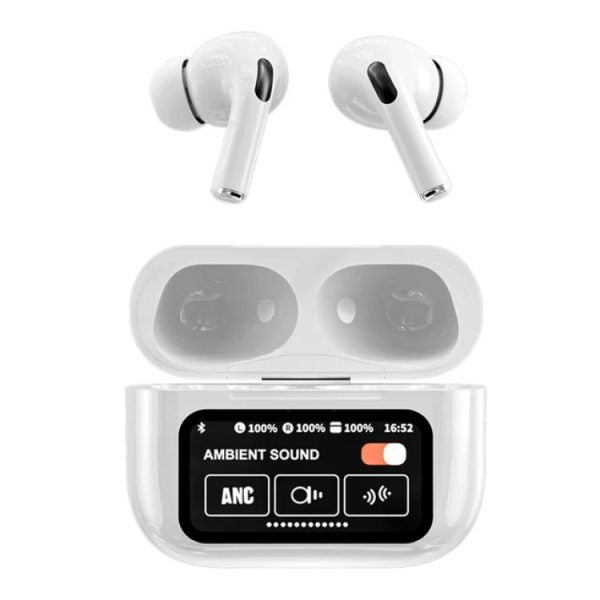 A9 pro Touch Screen Display ANC Wireless Earbuds